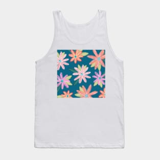 WATERCOLOR FLOWERS Tank Top